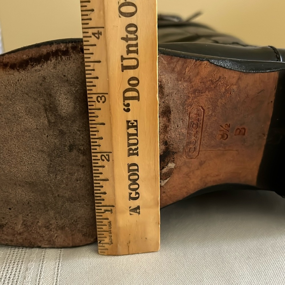 Classic Black Knee-High Riding Boots - Women's - Picture 14 of 14
